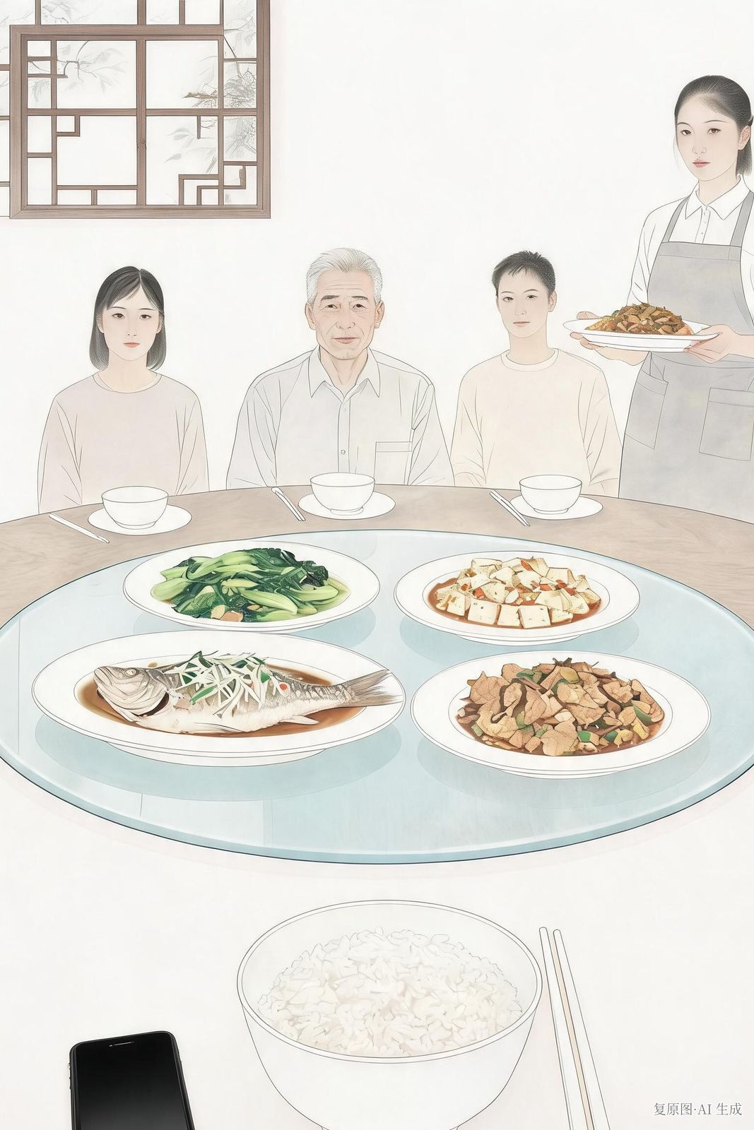 十张饭桌·十：转盘
