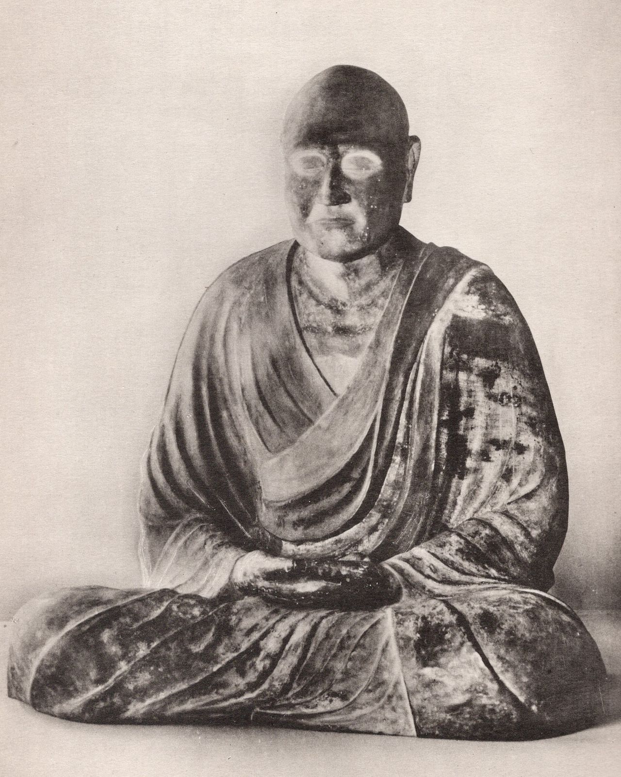 奈良唐招提寺的鉴真和上坐像,干漆造,日本国宝
