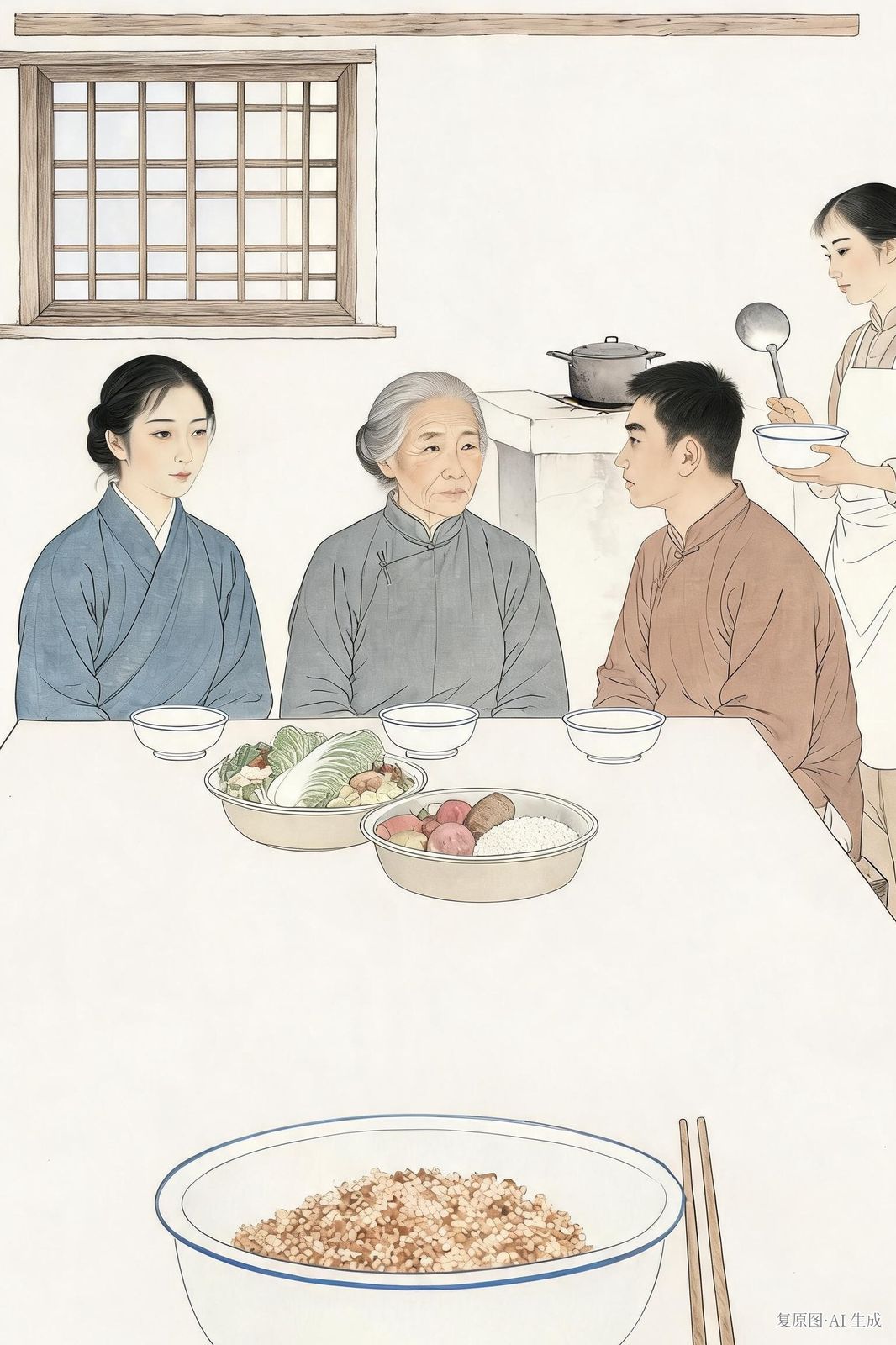 十张饭桌·九 食堂